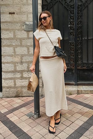 Sand Jupe mi-longue en tricot