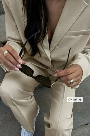 Sand Blazer oversize en sergé