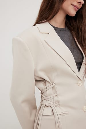 Sand Blazer à détails