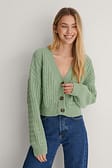 Mint Cardigan tricot biologique