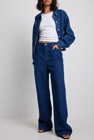 Mid Blue Jean taille basse
