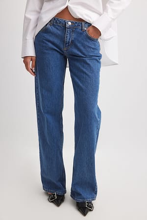 Mid Blue Jean taille basse
