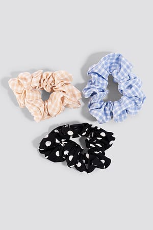 Black MANGO Topito Hairclip 3-pack