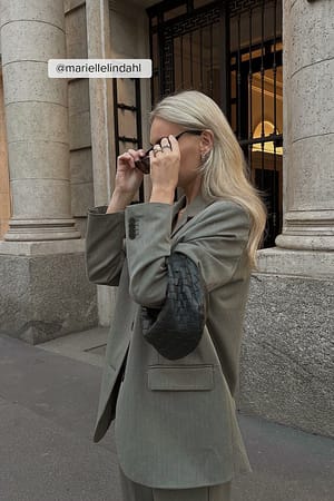 Sage Blazer surdimensionné