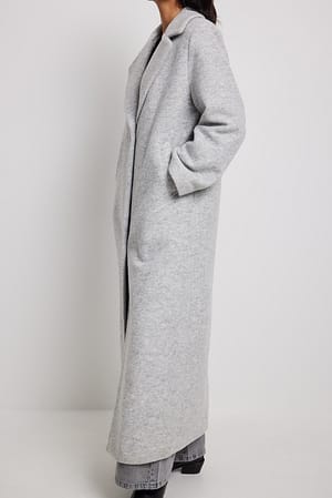 Light Grey Manteau long