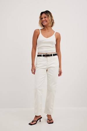 Offwhite Jean slim taille mi-haute