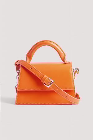 Orange Mini sac à compartiments