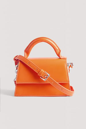 Orange Mini sac à compartiments