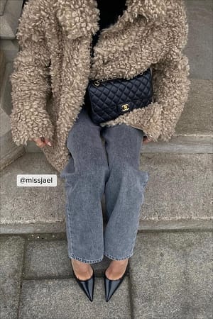 Beige Teddy Overshirt Jacket