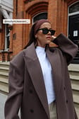 Brown Bandeau en jersey bio