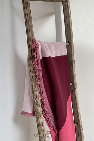 Pink Plaid à motif multicolore