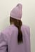 Bonnet en tricot à côtes larges
