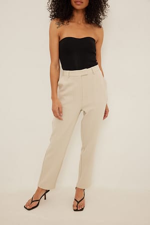Warm Beige Pantalon de costume