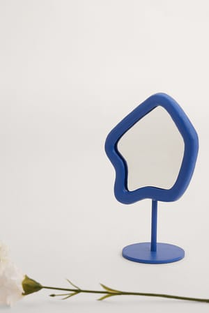 Cobalt Blue Miroir de maquillage asymétrique