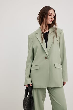 Light Green Blazer basique