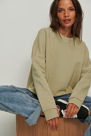 Light Khaki Pull basique