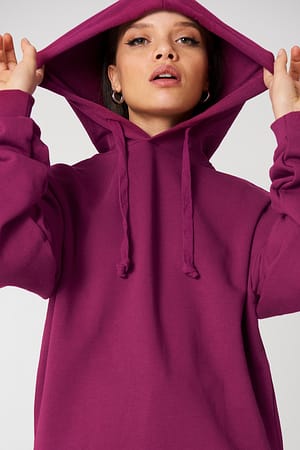 Burgundy Hoodie Basique