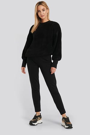 Black NA-KD Basic Basic Joggers
