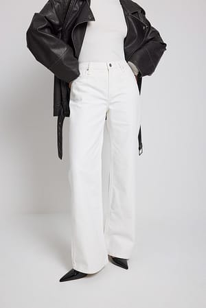 Offwhite Jean à détail