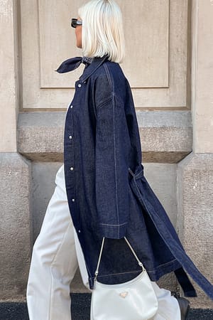Rinse Wash Robe en jean à ceinture