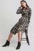 Belted Wrap Midi Dress