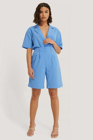 Blue NA-KD Trend Bermuda
