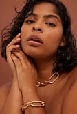 Gold Big Chain Bracelet