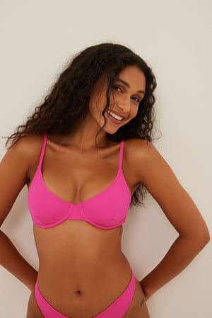 Bright Pink Soutien-gorge de bikini