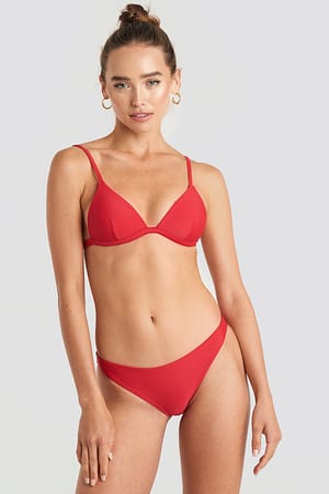 Cherry Red Culotte de bikini
