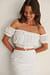 Haut Court En Broderie Anglaise