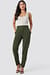 Button Detailed Creased Suit Pants