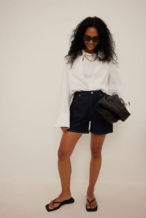 Rinse Wash Short cargo en jean