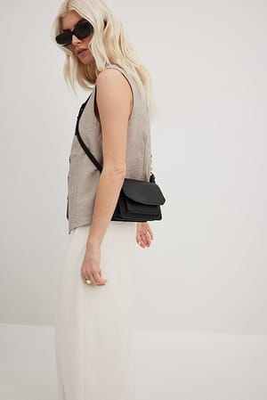 Black Sac bandoulière avec chaîne