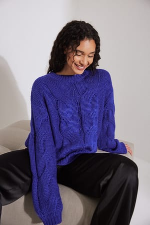 Blue Pull maille