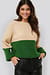 Color Blocked Knitted Sweater