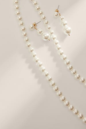 White Collier de perles