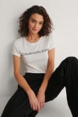 Bright White Core Institutional Logo Tee