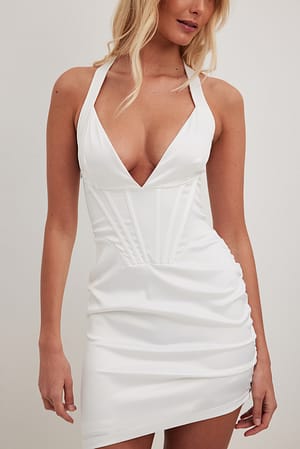 White Robe corset