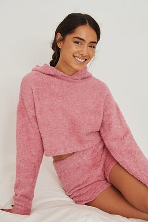 Old Pink Hoodie court