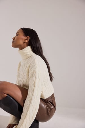 Off White Pull en maille court