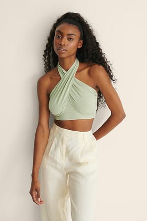 Light Green Haut dos nu hybride