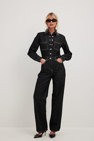 Rinse Wash Combinaison pantalon en jean