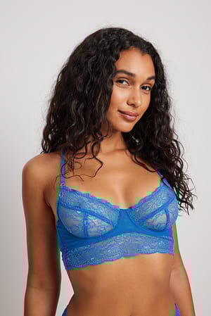 Cobolt Soutien-gorge balconnet fluide en dentelle