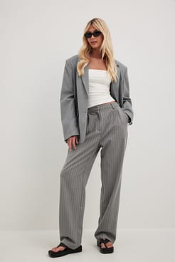 Double Folded Tube Top Outfit