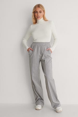 Grey NA-KD Classic Pantalon