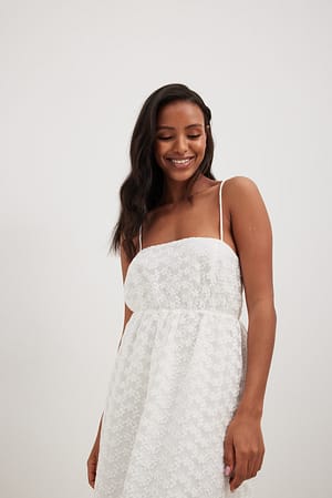 Off White Robe brodée