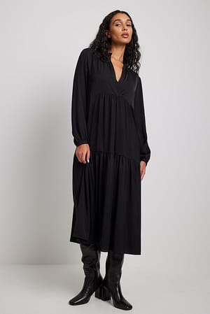 Black Robe Midi fluide