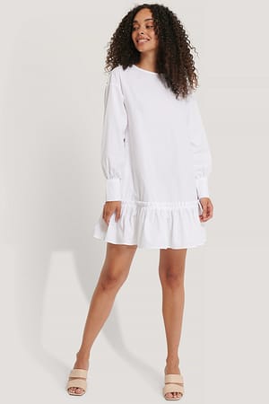 White Josefin Ekström for NA-KD Robe Tunique