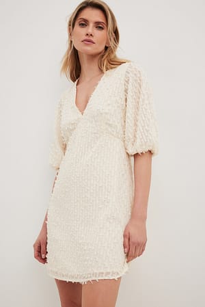 Offwhite Robe mini fluide