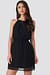 Halterneck Chiffon Mini Dress